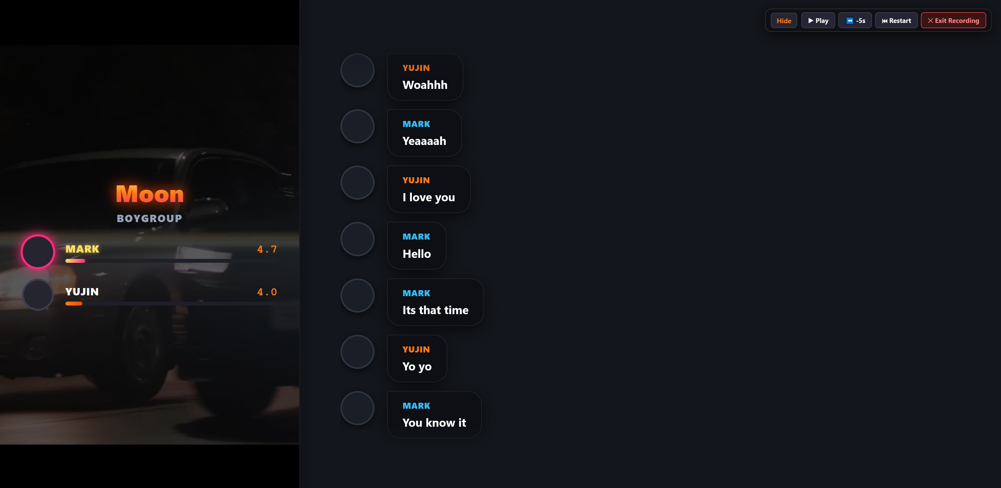 16:9 Recording Mode Preview