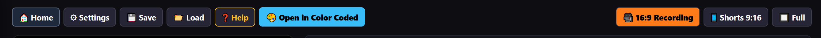 Optional Settings & Controls